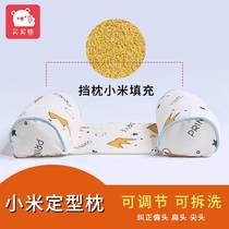 Millet pillow Baby styling Baby correction anti-bias head buckwheat summer correction newborn fixed head type side sleep