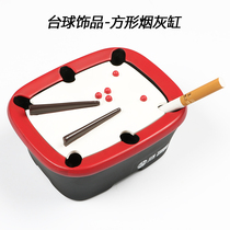 Billiard jewelry ashtray decorative ornaments Boutique billiard accessories Creative billiard jewelry Gifts Billiard supplies