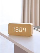 Alarm clock student battery girl cute princess electronic bedside clock Simple and compact ins Japanese desk clock