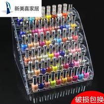 Floor nail polish multi-layer rack single-layer nail polish nail art display shelf plastic storage three-layer counter