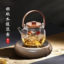 Fuye glass cooking teapot kettle bubble teapot automatic tea steaming small electric pottery stove tea maker health pot set