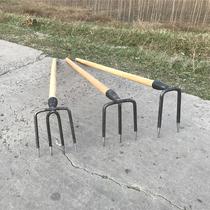 Hangyu Pine Two Three Four-Tear Fork Hook Hook Family Nail Rake Seed Drainage and Exhumation Tool to Catch Sea Steel Rake