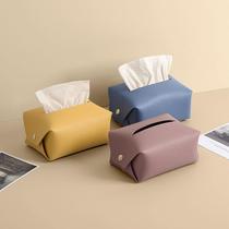 Tissue box Nordic ins drawing paper home living room coffee table car multifunctional storage box creative cute bag