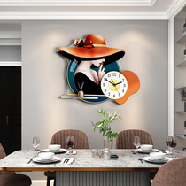 Light luxury clock home living room clock Wall simple modern decoration wall clock atmospheric creative Nordic fashion wall watch