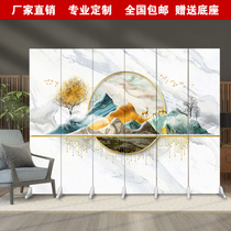 Flat screen partition bedroom shielding home folding mobile office modern simple living room entrance background wall