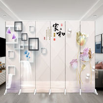 Nordic screen partition wall European living room fashion folding mobile simple bedroom shelter home office custom-made