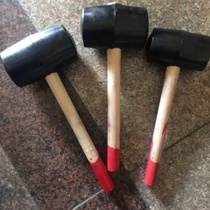 Large rubber hammer rubber hammer rubber hammer tile soft glue beating multifunctional decoration rubber hammer leather hammer beef tendon hammer brick