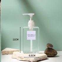 Press bottle press type facial cleanser packaging bottle extrusion travel bottle empty bottle storage water milk small portable bath