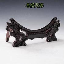 Ceramic decorative disc hanging disc base shelving disc stands for disc holder tap frame base Tosynthetic wood resin Jingdezhen