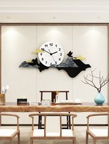 New Chinese wall clock living room home fashion creative decorative clock Chinese style modern simple atmospheric wall clock