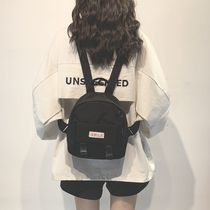 ins Wind Super fire backpack female campus simple Joker high school students Small backpack ancient feeling girl schoolbag
