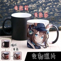 Tomorrow color cup ark Amia can angel Texas silver Gray early snow ceramic mark water cup custom