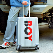 Suitcase mens fashion 2021 new high school students large capacity suitcase rod box mens password box