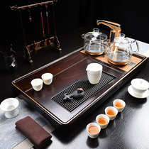 Ebony Wood tea consolidation set automatic integrated with induction cooker tea table kettle Kung Fu Tea Cup household