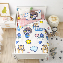 Three-piece kindergarten quilt set cotton childrens quilt set baby nap futon six-piece cotton bedding including Xinchun