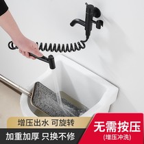 Lengthened full copper tap into two out single cold mop pool Entrance Wall Mound pool Balcony Tap with spray gun