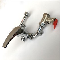 All-copper shower faucet switch Hot and cold tub concealed triple mixed water valve Water heater shower set