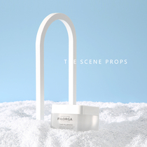 Photography White scrap props simulate snow beach scenes Photo cosmetics maternal and child products shooting props