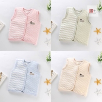 Baby childrens small vest thickened 2 female baby inside and outside wear 1-5 years old boy 3 boy girl 4 autumn and winter vest