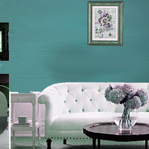 Magnolia non-woven wallpaper modern simple living room wallpaper background wall environmental protection mildew and moisture NVP261604