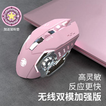 Wireless mouse rechargeable Bluetooth dual-mode mechanical e-sports game silent Silent Mouse notebook office