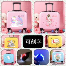 Children luggage case can sit and ride cartoon luggage girl princess suitcase password box boy custom logo
