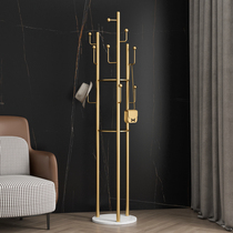 Light luxury clothes shelf floor bedroom home storage rack Nordic door iron rotating coat rack hanging clothes