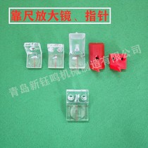 Woodworking table saw accessories complete set of push table saw precision saw panel saw with ruler locking magnifying glass pointer woodworking machinery