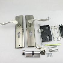 Door lock bedroom small 50 accessories lock lock cylinder handle lock three-piece set of door interior door lock solid wood door