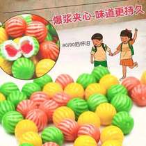 Pretty rabbit waves watermelon burst pulp Bubblegum sandwich chewing gum Childhood snacks Post-8090 nostalgic candy