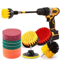 Electric drill brush 22-piece electric cleaning brush set home bathroom floor dust cleaning brush explosion