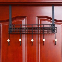 Door rear hook hanger non-perforated storage rack hanging storage basket door hanger bedroom wall hanging clothes hook