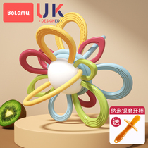 Manhattan handle baby silicone can bite tooth stick for 4 - 5 - 6 months or more baby bite toys