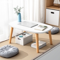 Japanese-style tatami small table home window sill low table sitting bedroom low coffee table square table Nordic bay window small coffee table