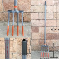 Changzhi new standard version of tea tea farmers tools gardening four-tooth fork straw fork fork forage fork forage fork forage fork manganese steel fork