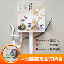  Household bathroom wall-mounted squatting flushing water tank Energy-saving thickened silent large impulse set toilet flushing water tank