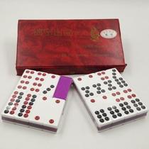 Jinning Pai Jiu Color Crystal Pai Nine Tian Jiu long card Top Cow home large padded high-end Pai Nine dominoes