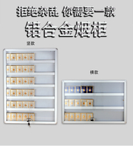 With door display rack hanging wall display cabinet convenience store smoking shelf hanging wall aluminum alloy cigarette rack supermarket cigarette rack
