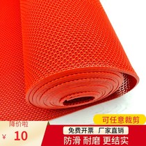Anti-slip mat Large area plastic pvc carpet outdoor bathroom hollow waterproof grid s kitchen Outdoor non-slip mat