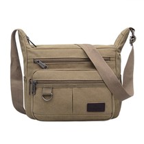 2019 New Bag Mens bag Korean version of the canvas shoulder bag xie kua bao bag nan bei bao male shoulder bag