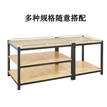 Supermarket milk pile head shelf promotion desk convenience store gift box edible oil Zhongdao cabinet display stand booth pile