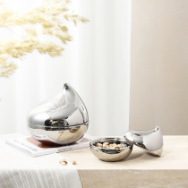 Light luxury feng shui drop ceramic decorative storage jar Model room soft decoration exhibition hall high-end ornaments housewarming new home gifts