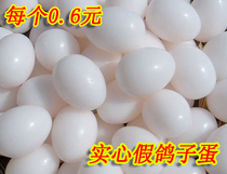 False pigeon eggs pigeon supplies fake hatching eggs fake eggs solid eggs pigeons grass nests food trough supplies