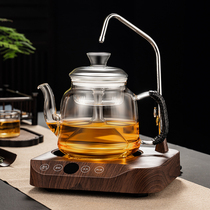 Large capacity steam tea boiler glass steaming teapot set boiling water pumping water electric pottery stove automatic multi-function