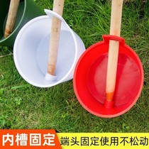 Dig a big manure spoon Melon plastic manure spoon Agricultural manure scoop scoop watering scoop water scoop Greenhouse fertilization watering splashing scoop new