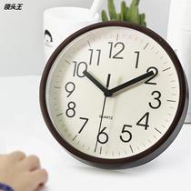 Office table bell headboard bell book room decoration clock with bracket standing small clock day system muted hanging clock