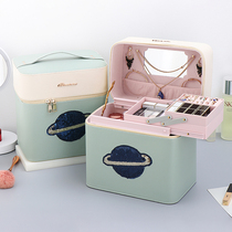 New planet cosmetic bag large large capacity portable storage box Hand carry portable fashion style oversized box for women
