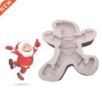 Santa Cookie Moulds Fondant Cakes Decor Tos Silicone Md
