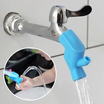 Silicone faucet extender water nozzle guide sink splash preventer extender joint children baby hand sanitizer