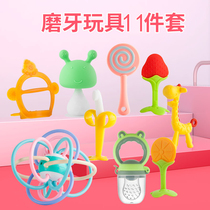 Baby Manhattan Hand Grip Ball Small Mushroom Tooth Gum Baby water cooked food Silicone Gel Grinders 86 Month Toys